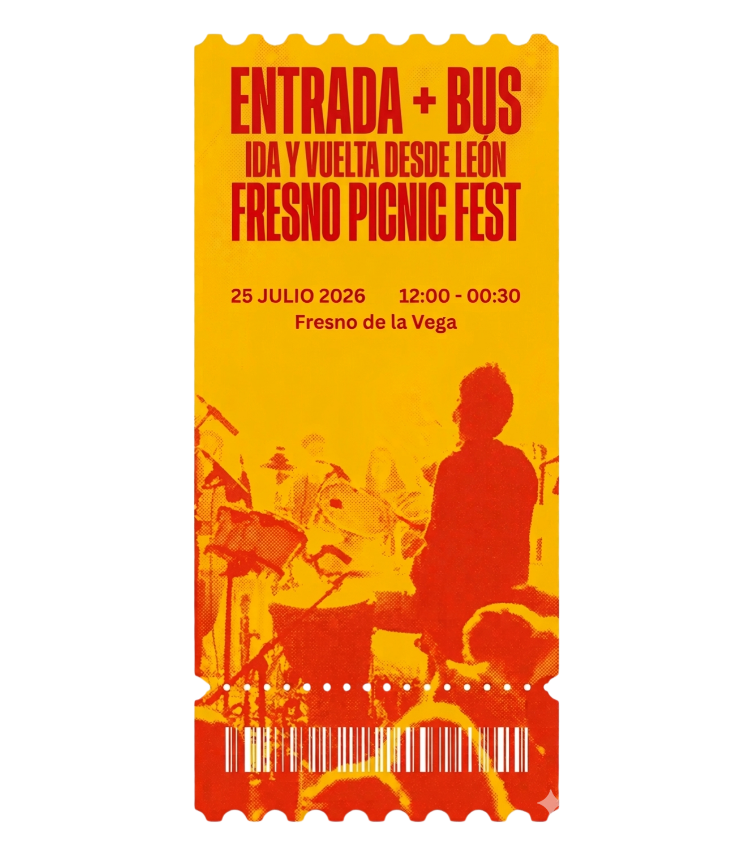 Entrada anticipada + bus (desde LEÓN)