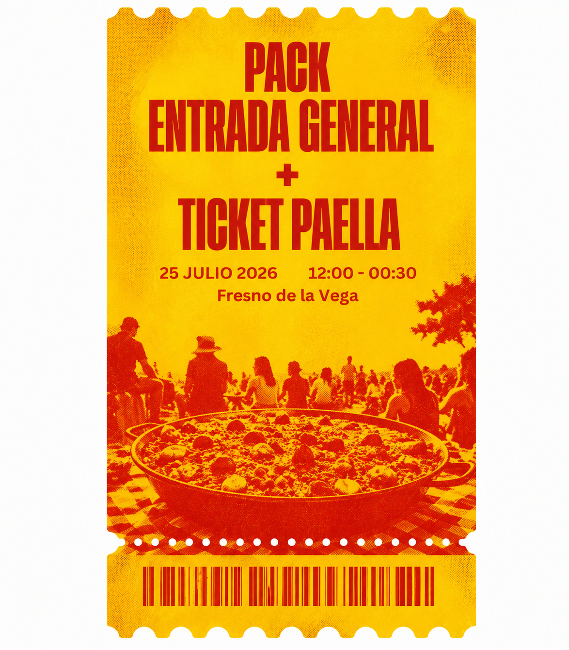 Pack Entrada General + Ticket Paella